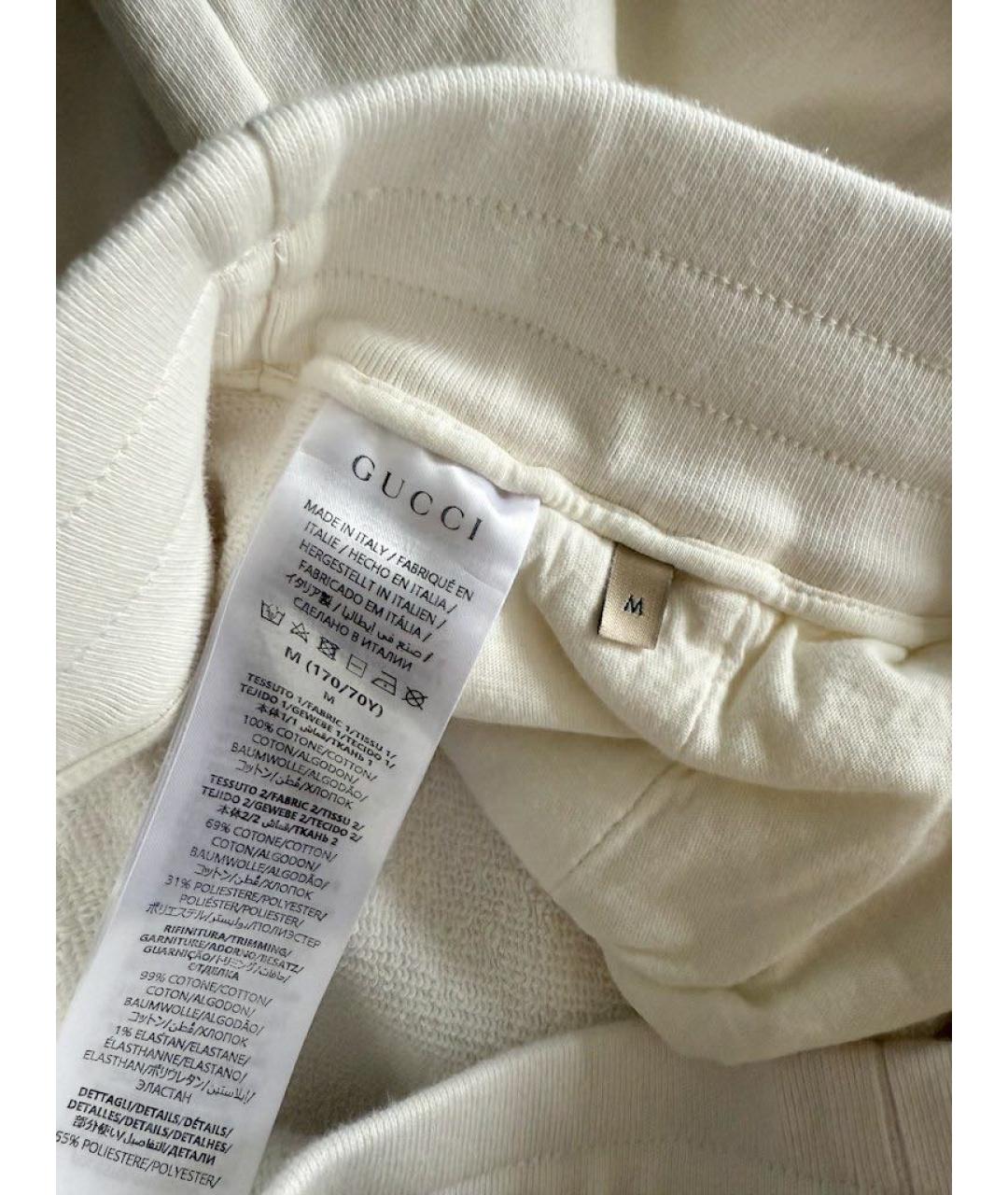 GUCCI Белый хлопковый костюм с брюками, фото 8