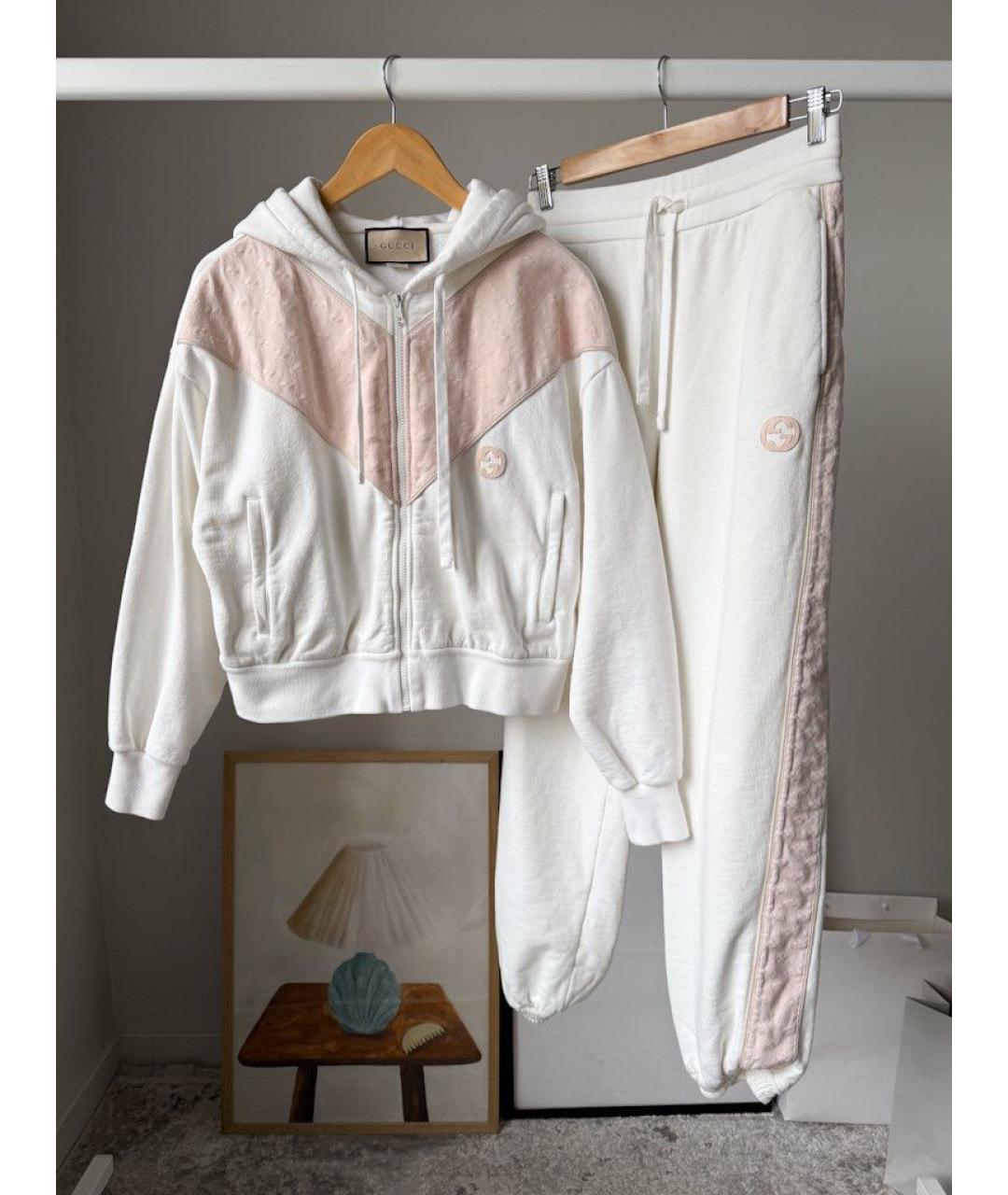 GUCCI Белый хлопковый костюм с брюками, фото 7