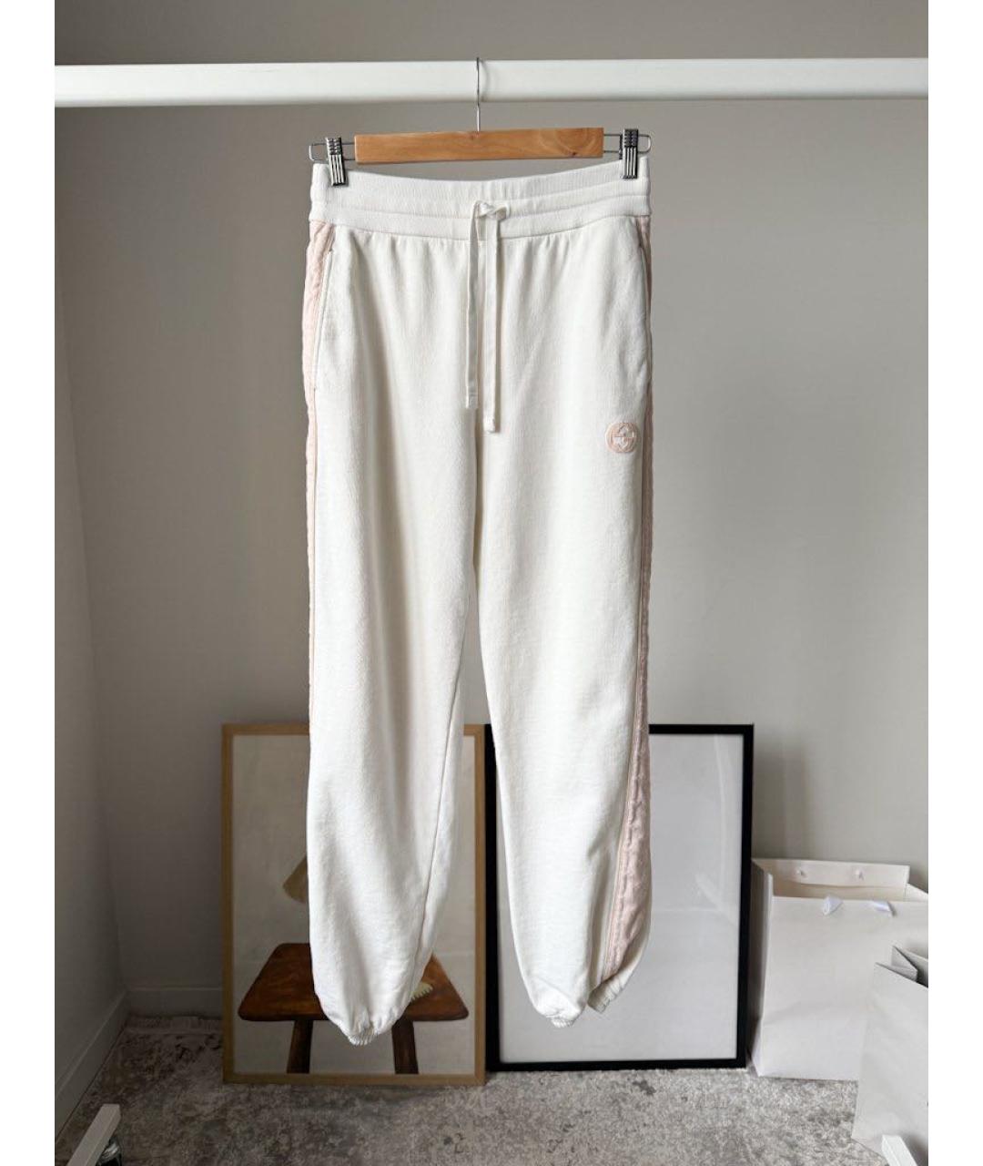 GUCCI Белый хлопковый костюм с брюками, фото 2