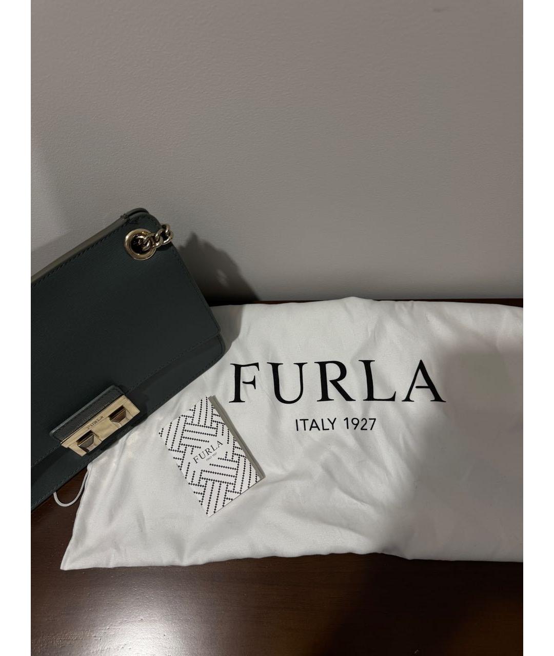 FURLA Кожаная сумка через плечо, фото 7
