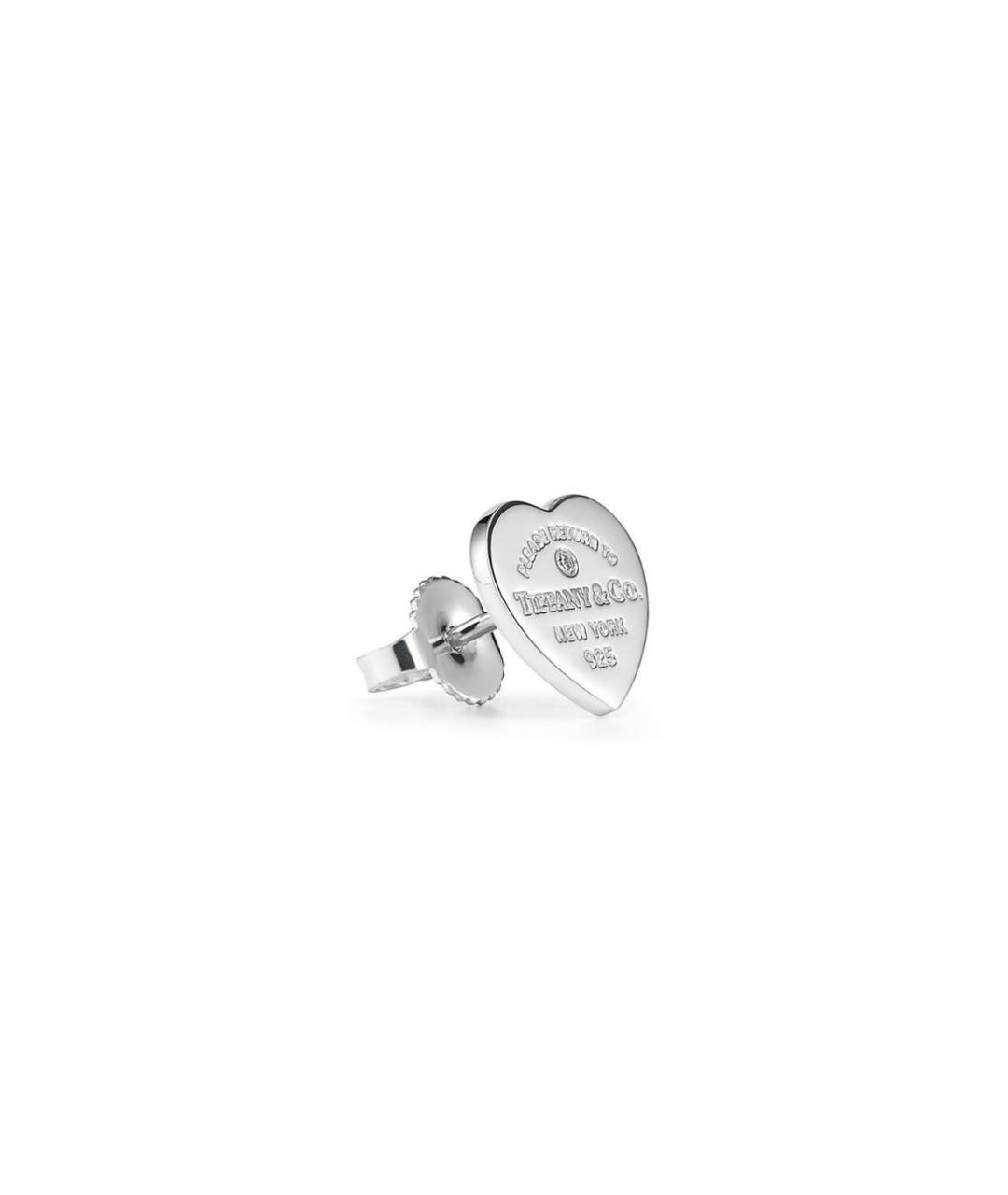 TIFFANY&CO Серебряные серебряные серьги, фото 6