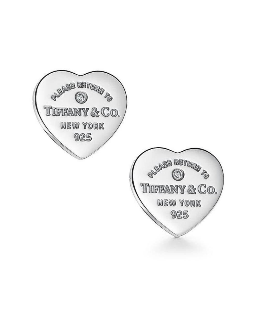 TIFFANY&CO Серебряные серебряные серьги, фото 9