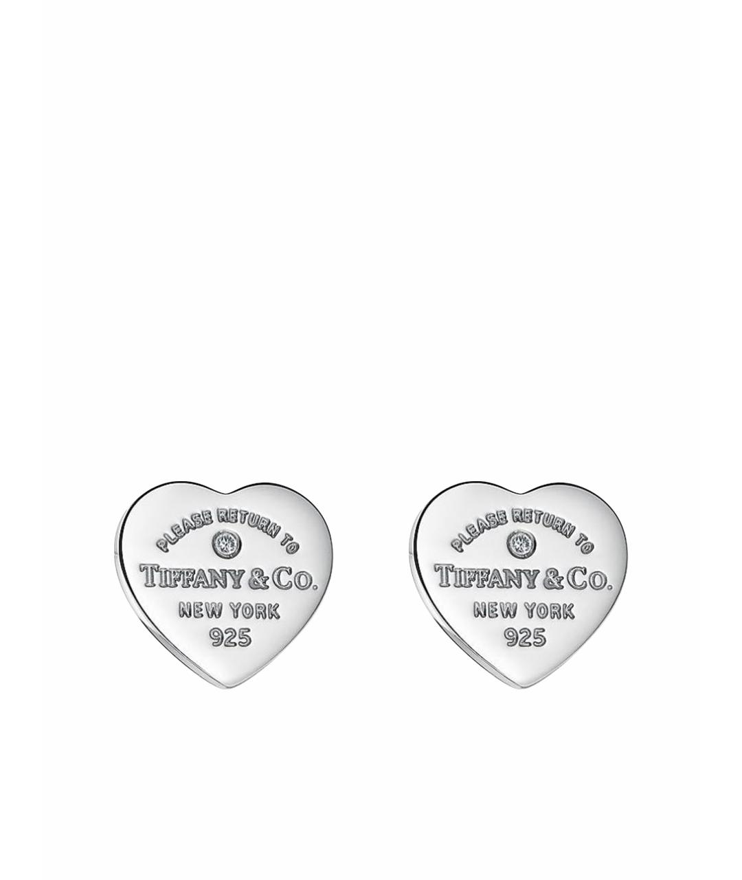 TIFFANY&CO Серебряные серебряные серьги, фото 1