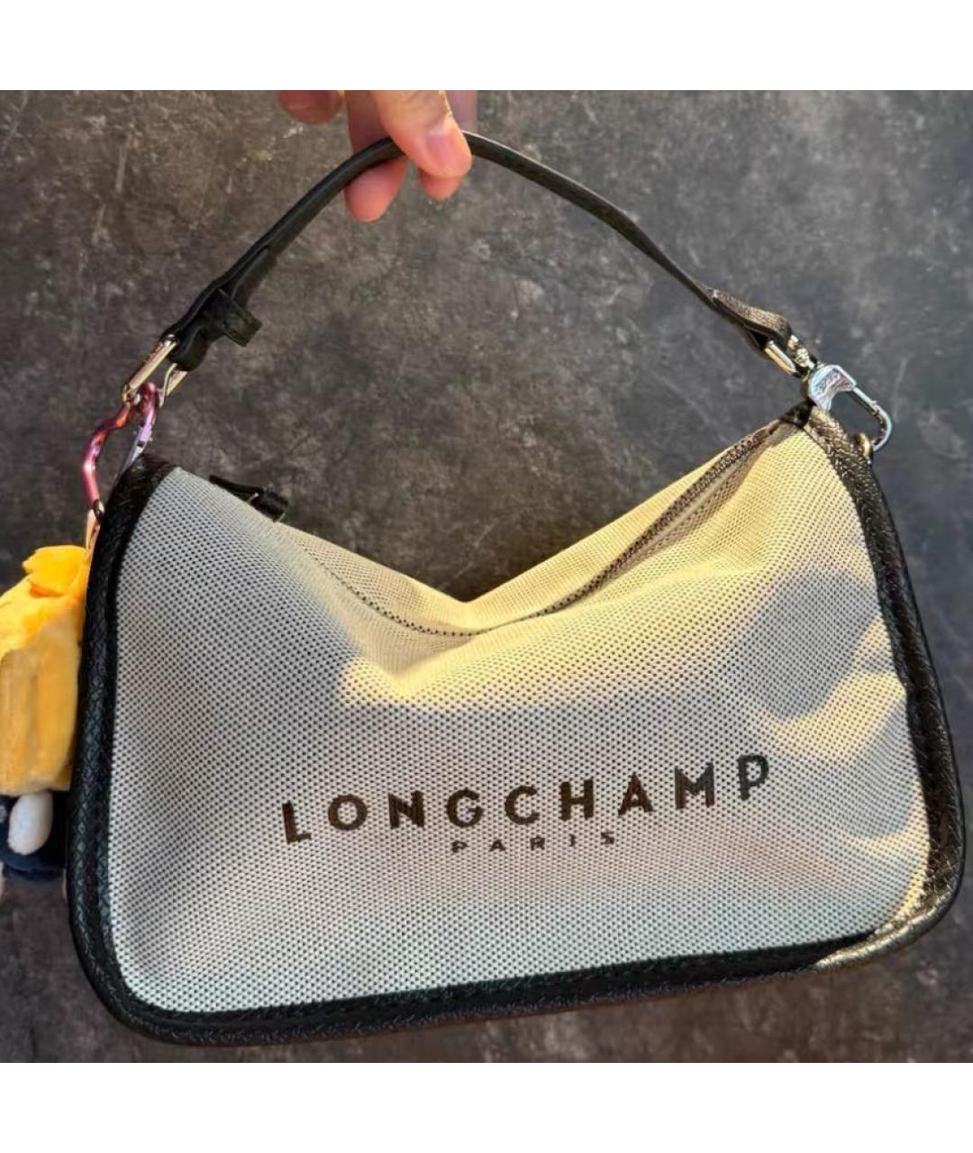 LONGCHAMP Белая сумка через плечо, фото 4