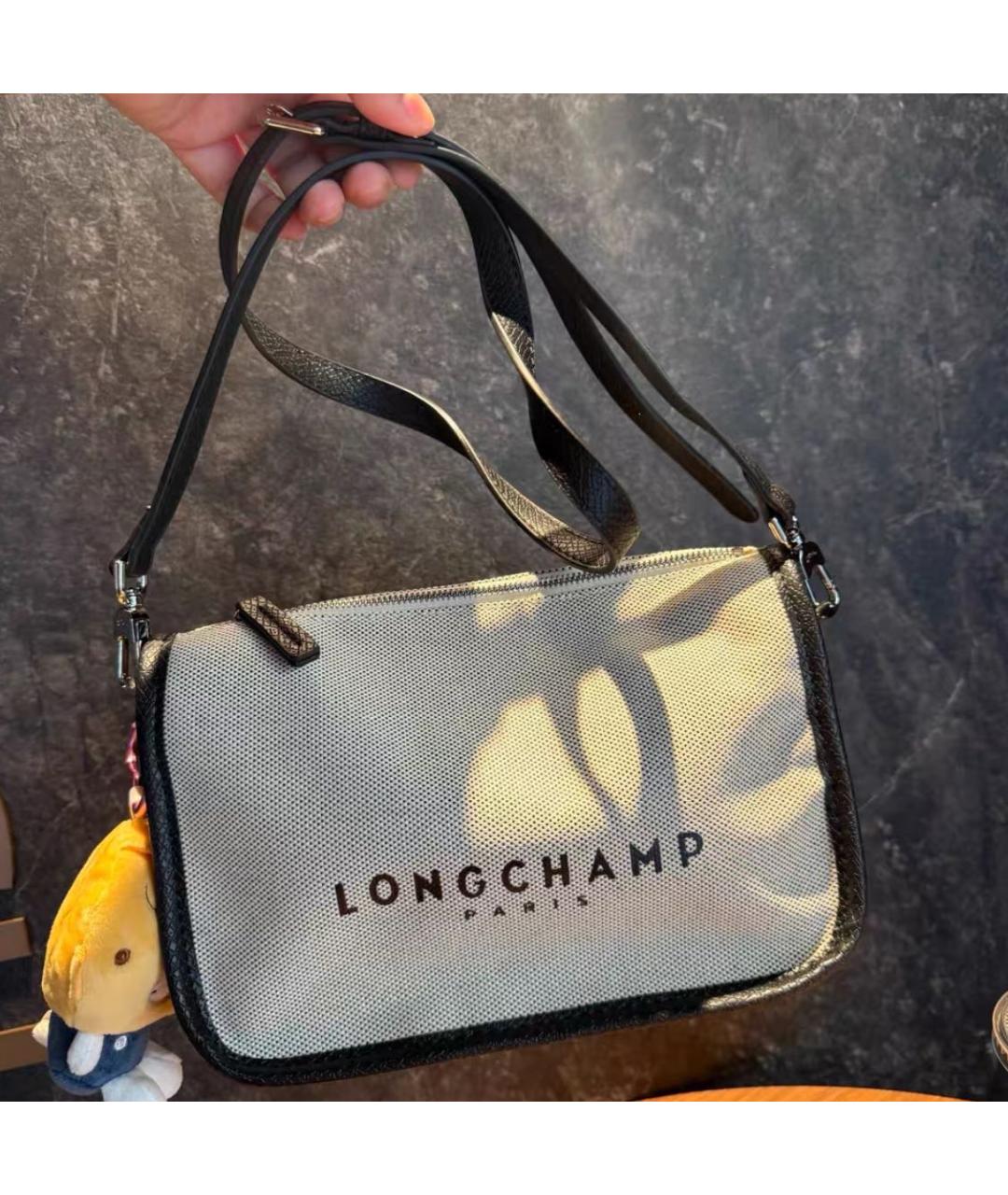 LONGCHAMP Белая сумка через плечо, фото 2