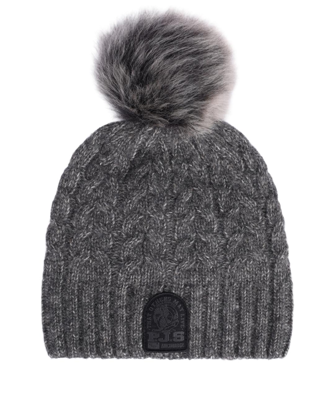PARAJUMPERS Серая шапка, фото 1
