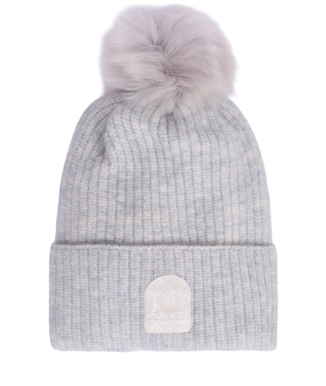 PARAJUMPERS Серая шерстяная шапка, фото 1