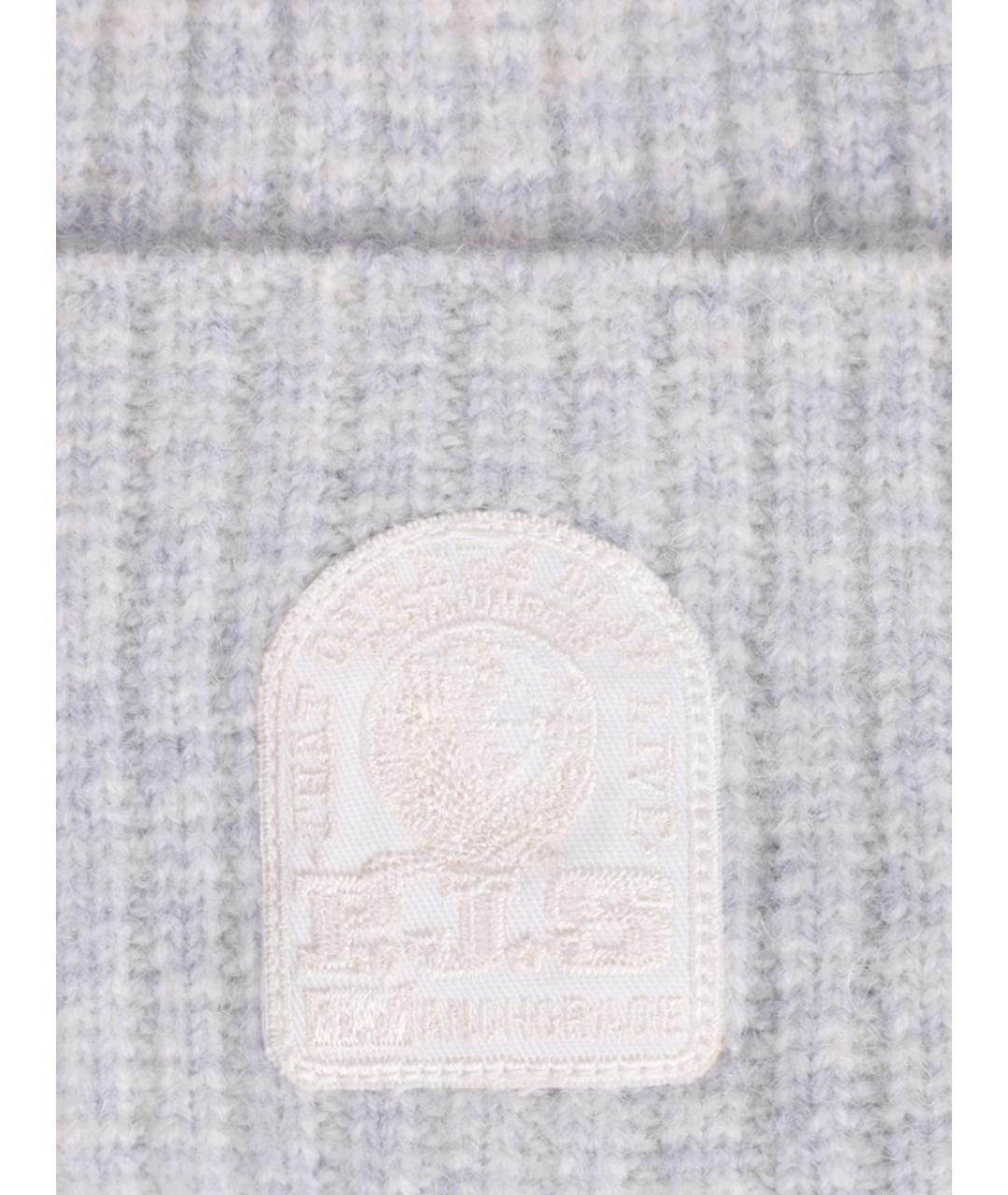 PARAJUMPERS Серая шерстяная шапка, фото 3