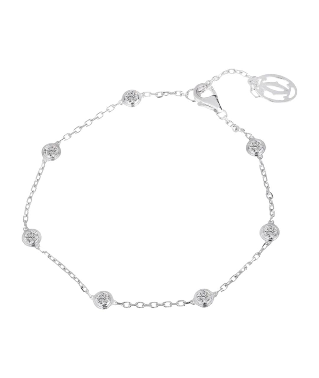 CARTIER Серебрянный браслет из белого золота, фото 1