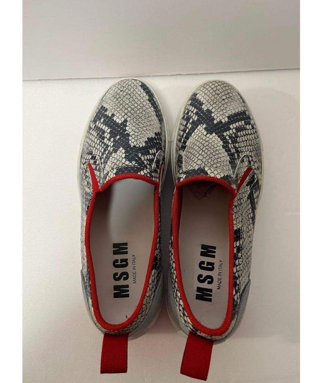 MSGM Мульти кожаные лоферы, фото 3