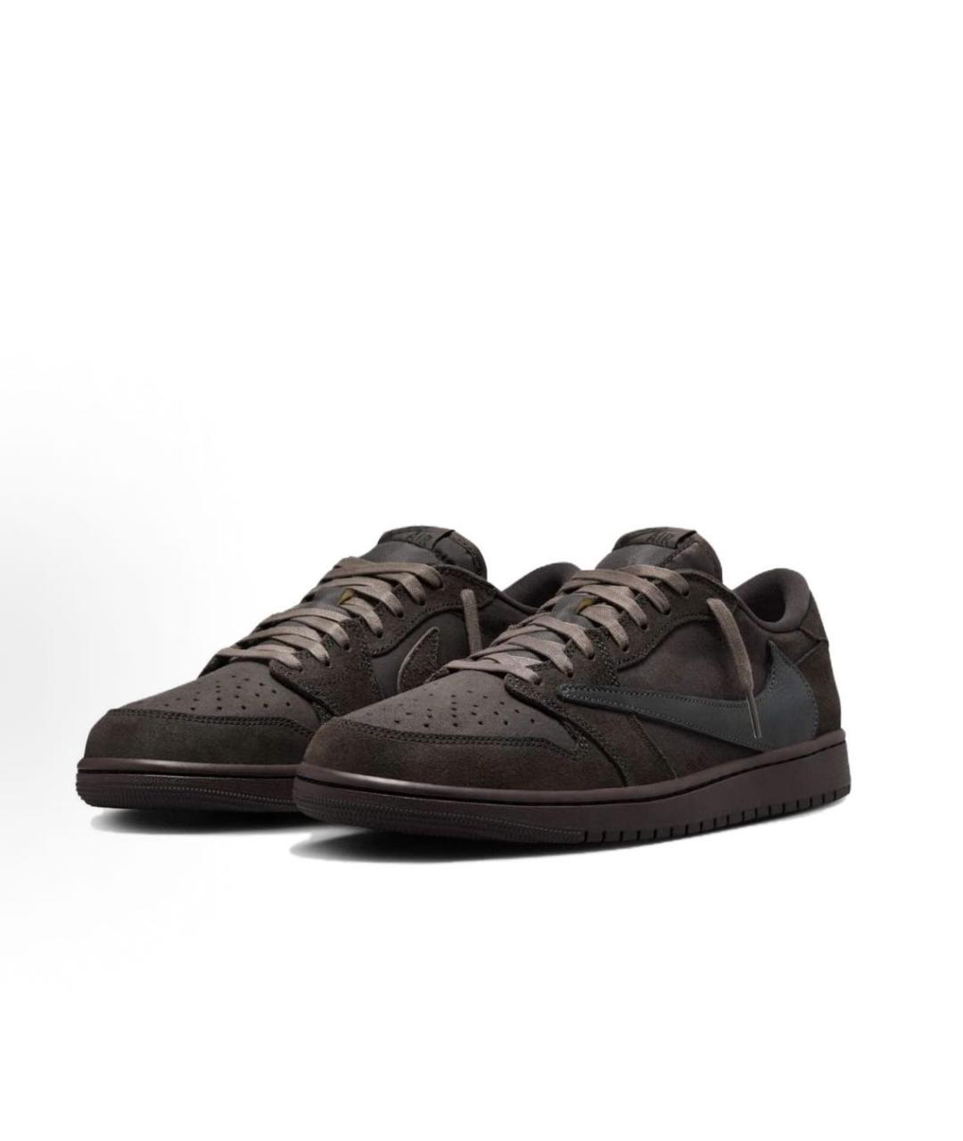 NIKE Коричневые низкие кроссовки / кеды, фото 3