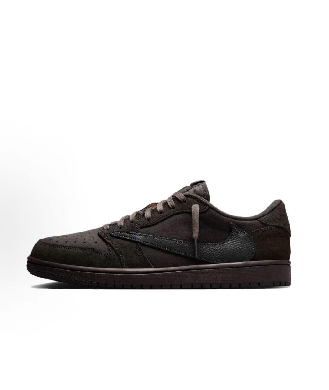 NIKE Коричневые низкие кроссовки / кеды, фото 5