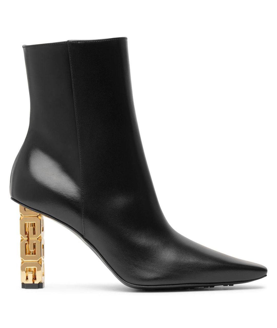 GIVENCHY Черные кожаные ботильоны, фото 6