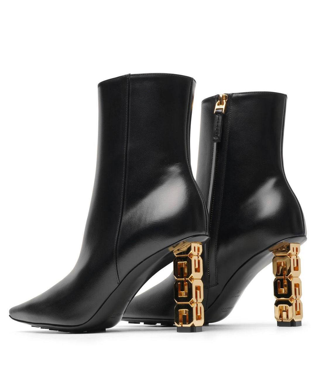 GIVENCHY Черные кожаные ботильоны, фото 3