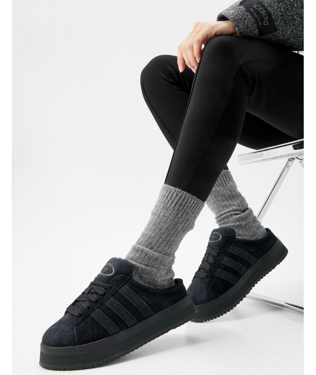 ADIDAS Черные мюли, фото 2
