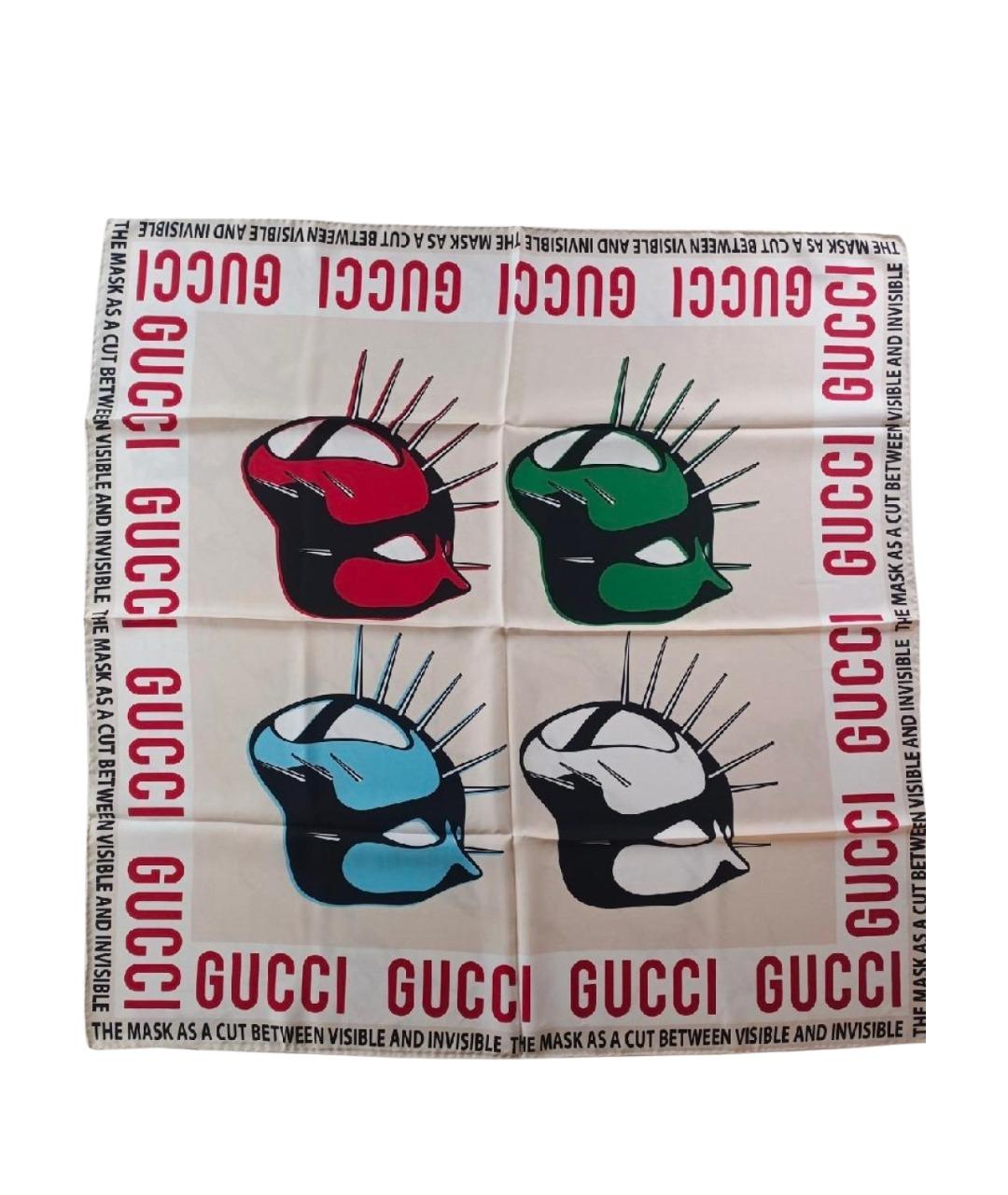 GUCCI Мульти шелковый платок, фото 2