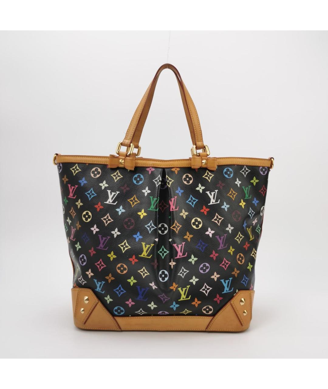 LOUIS VUITTON Черная кожаная сумка через плечо, фото 6