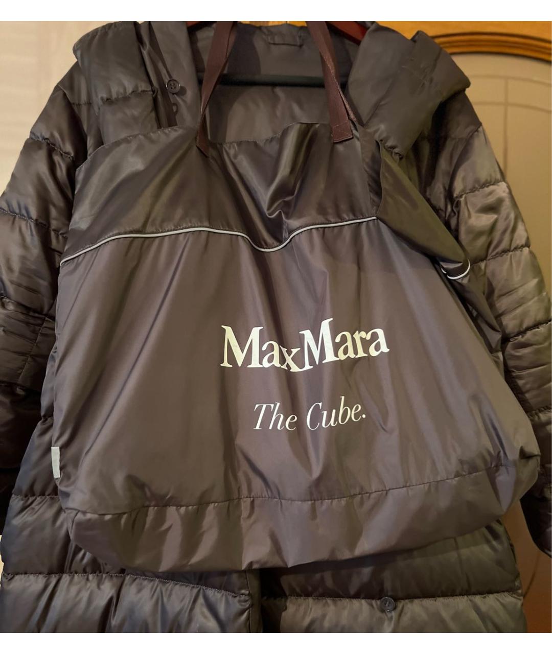MAX MARA THE CUBE Коричневый пуховик, фото 6