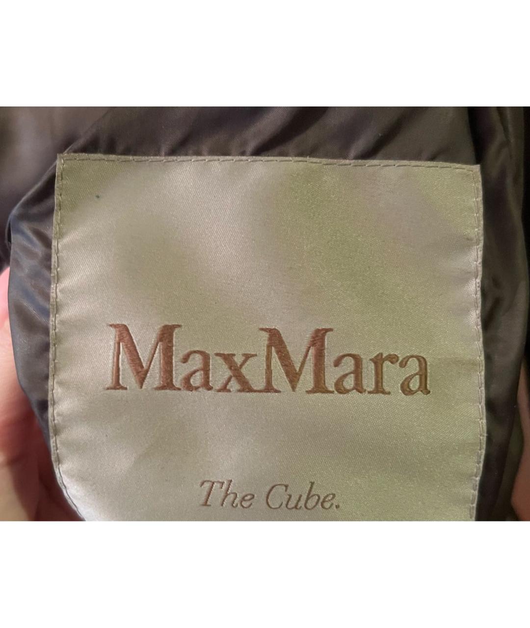MAX MARA Коричневый пуховик, фото 5