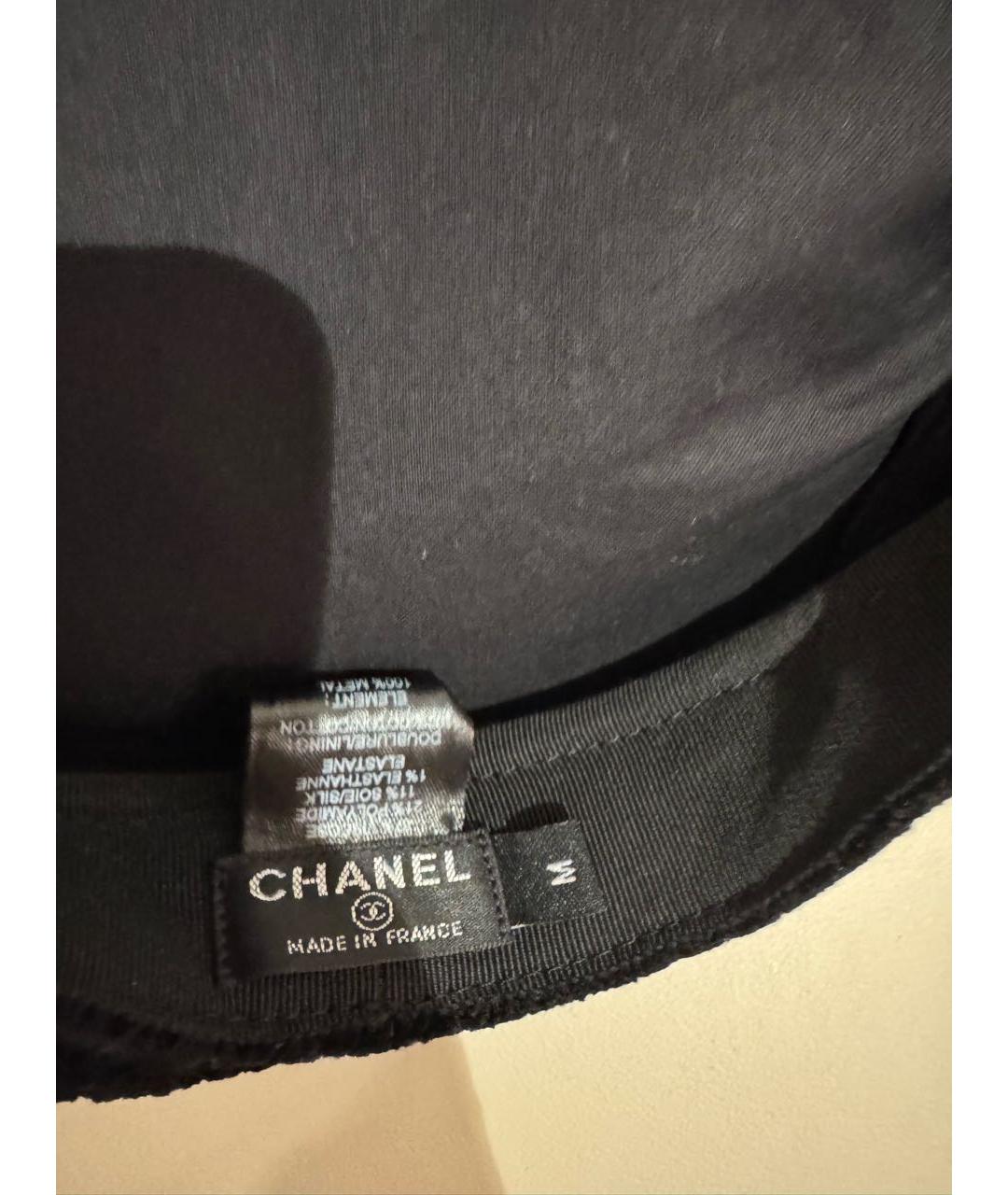 CHANEL Черная кепка, фото 6