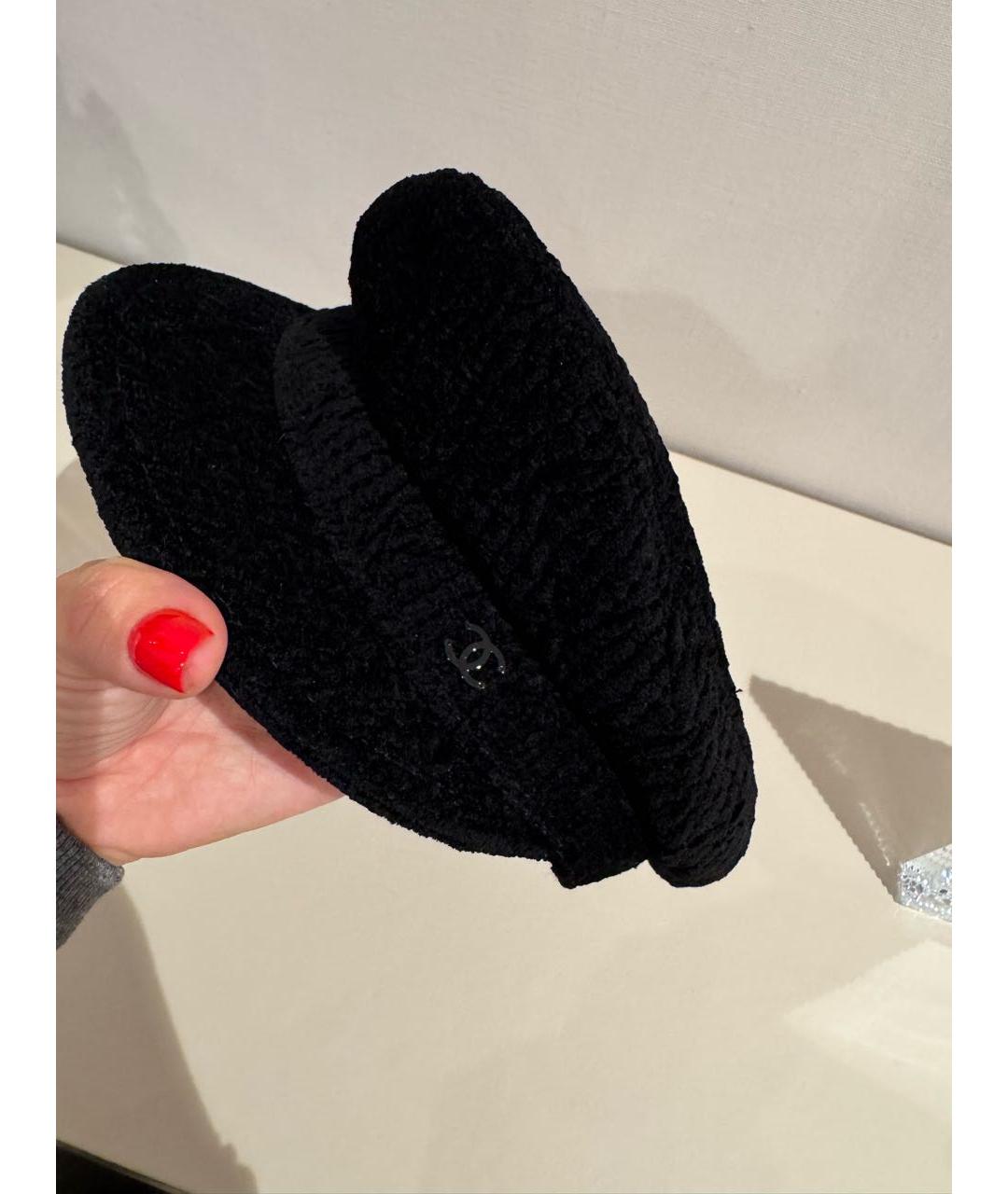 CHANEL Черная кепка, фото 9