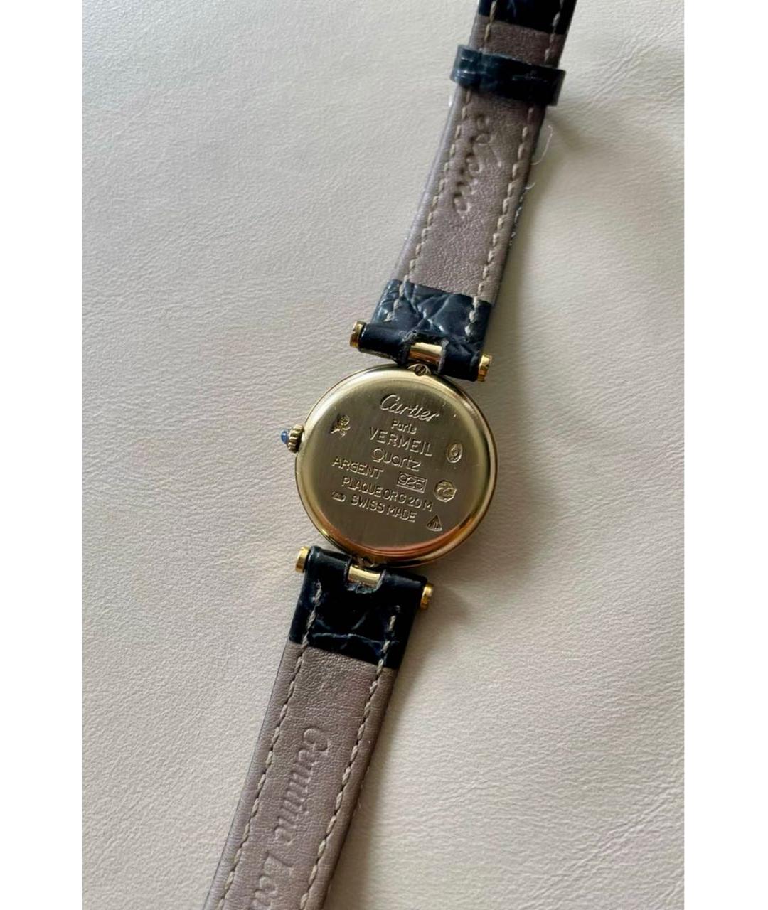 CARTIER Черные часы, фото 3