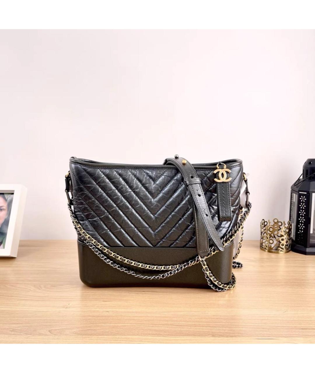 CHANEL Черная сумка через плечо, фото 2