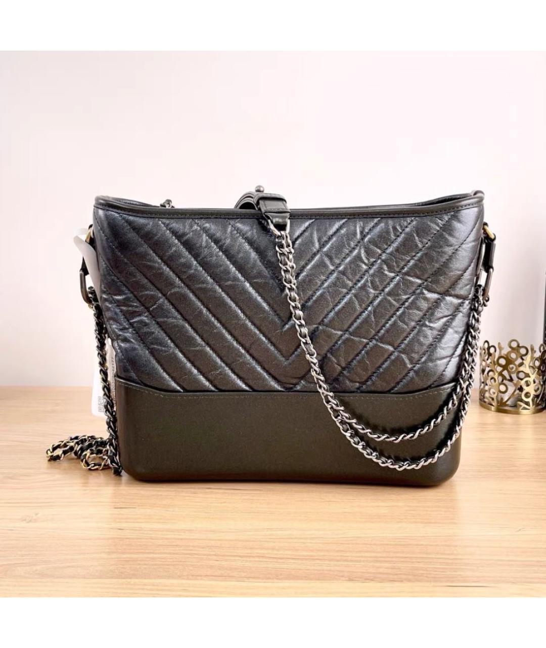 CHANEL Черная сумка через плечо, фото 3