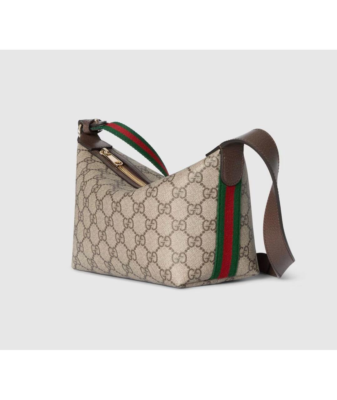 GUCCI Коричневая сумка с короткими ручками, фото 2
