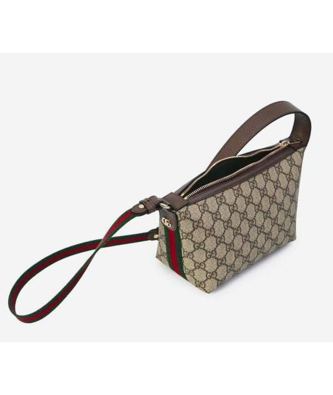 GUCCI Коричневая сумка с короткими ручками, фото 6