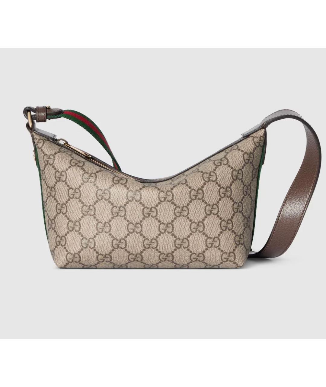 GUCCI Коричневая сумка с короткими ручками, фото 9