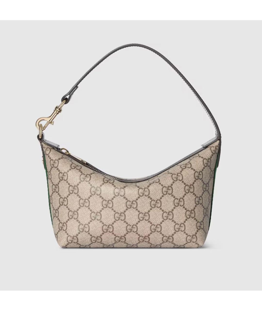 GUCCI Коричневая сумка с короткими ручками, фото 3