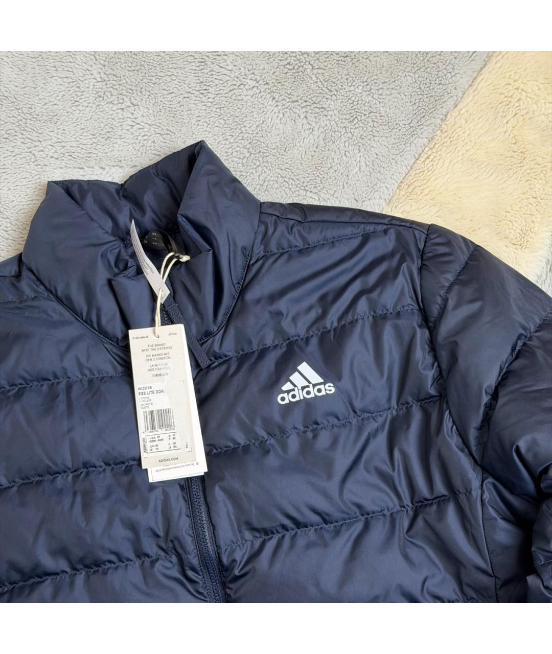 ADIDAS Темно-синий пуховик, фото 4