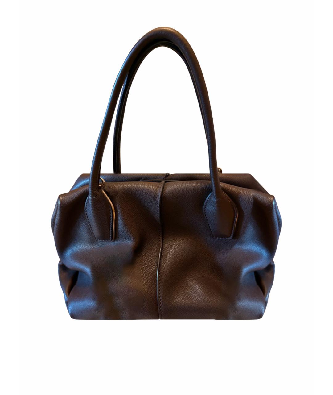 TOD'S Коричневая кожаная сумка через плечо, фото 1