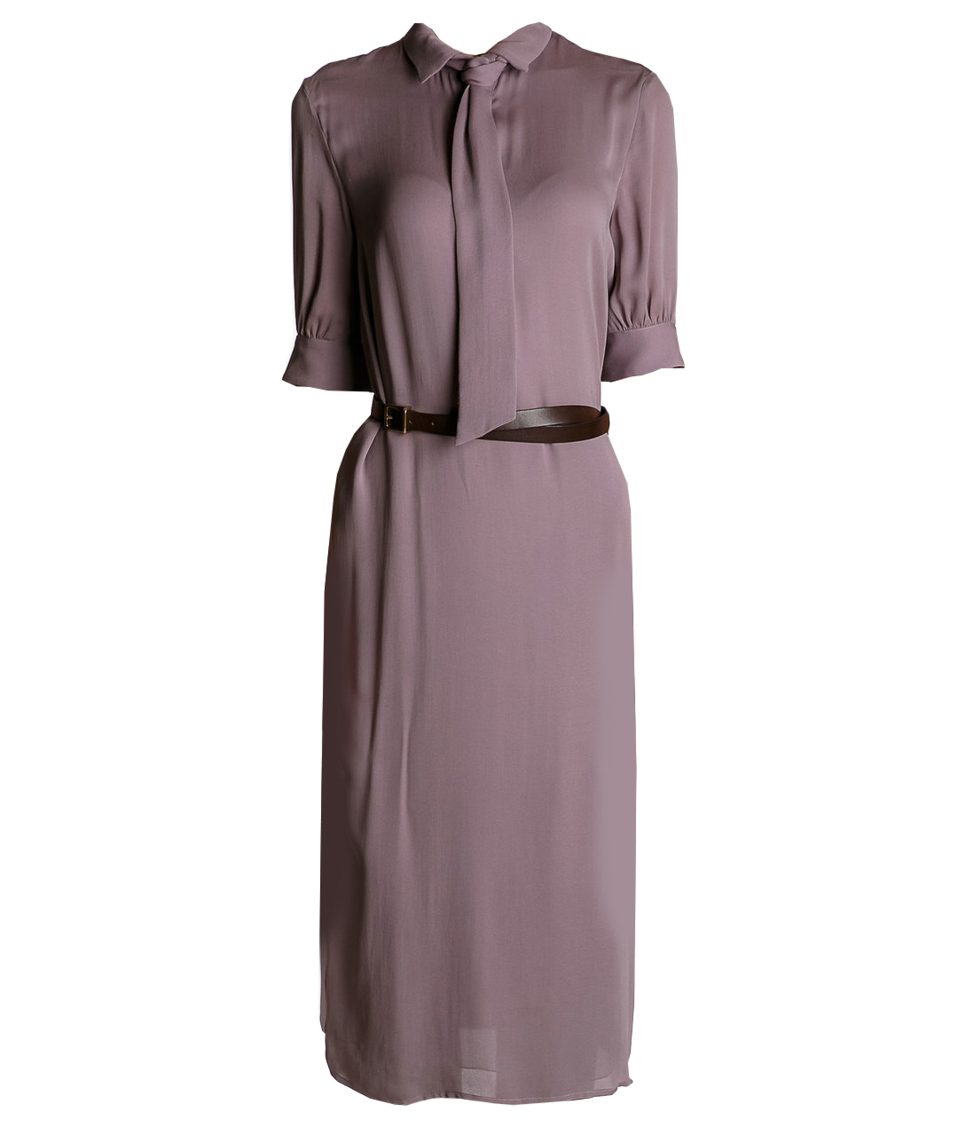 DSQUARED2 Фиолетовое шелковое повседневное платье, фото 1