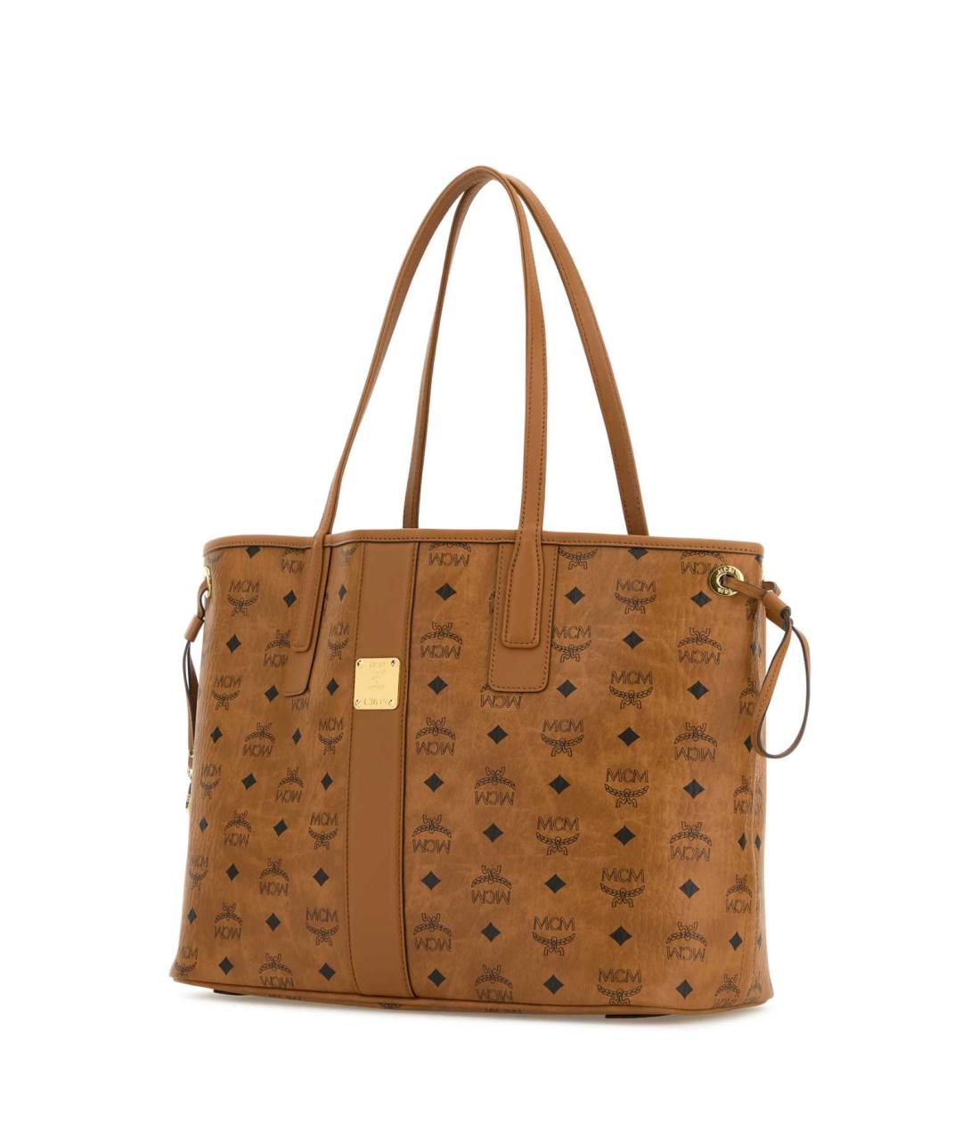 MCM Коричневая сумка тоут из искусственной кожи, фото 2