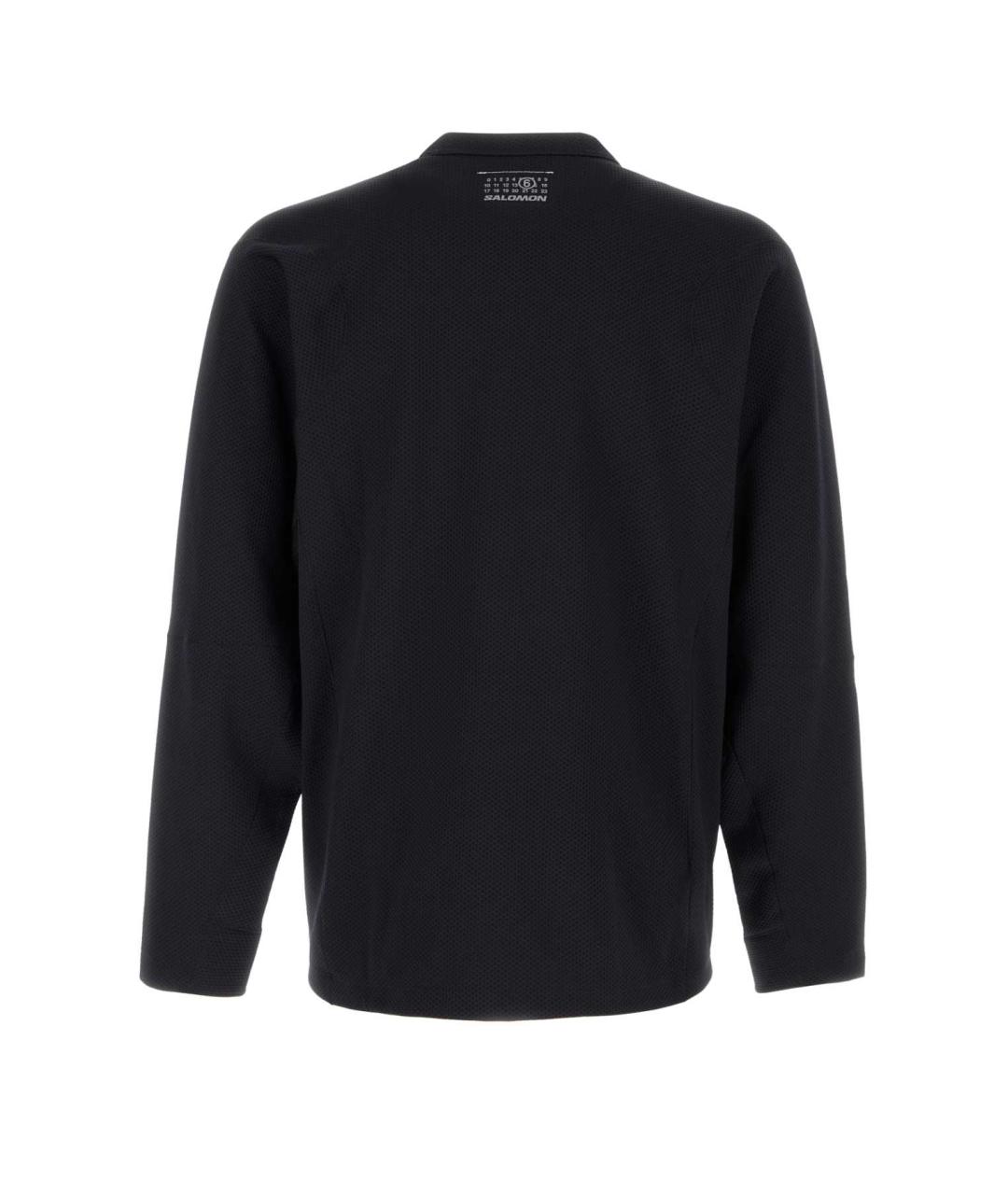 MM6 MAISON MARGIELA Черный полиэстеровый джемпер / свитер, фото 2