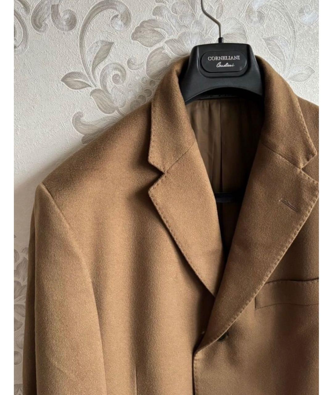 CORNELIANI Бежевое шерстяное пальто, фото 2