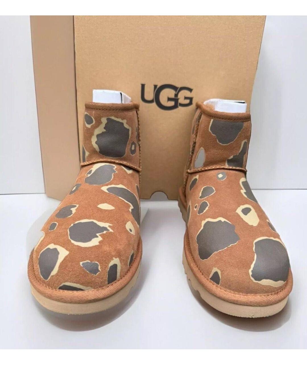 UGG AUSTRALIA Коричневые замшевые ботинки, фото 2