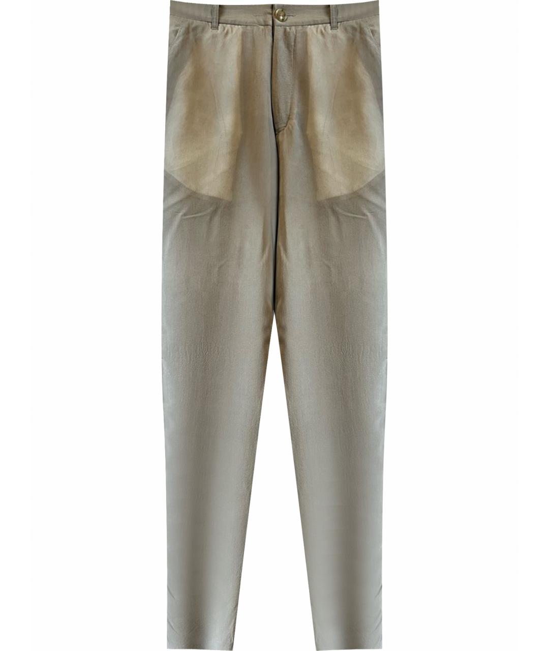 RICK OWENS Шелковые прямые брюки, фото 1