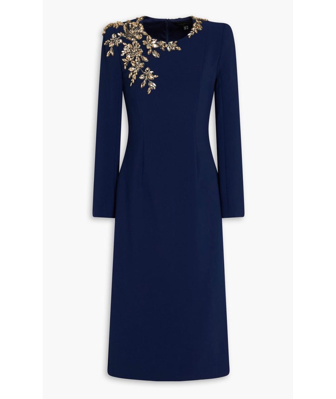 JENNY PACKHAM Темно-синее коктейльное платье, фото 5