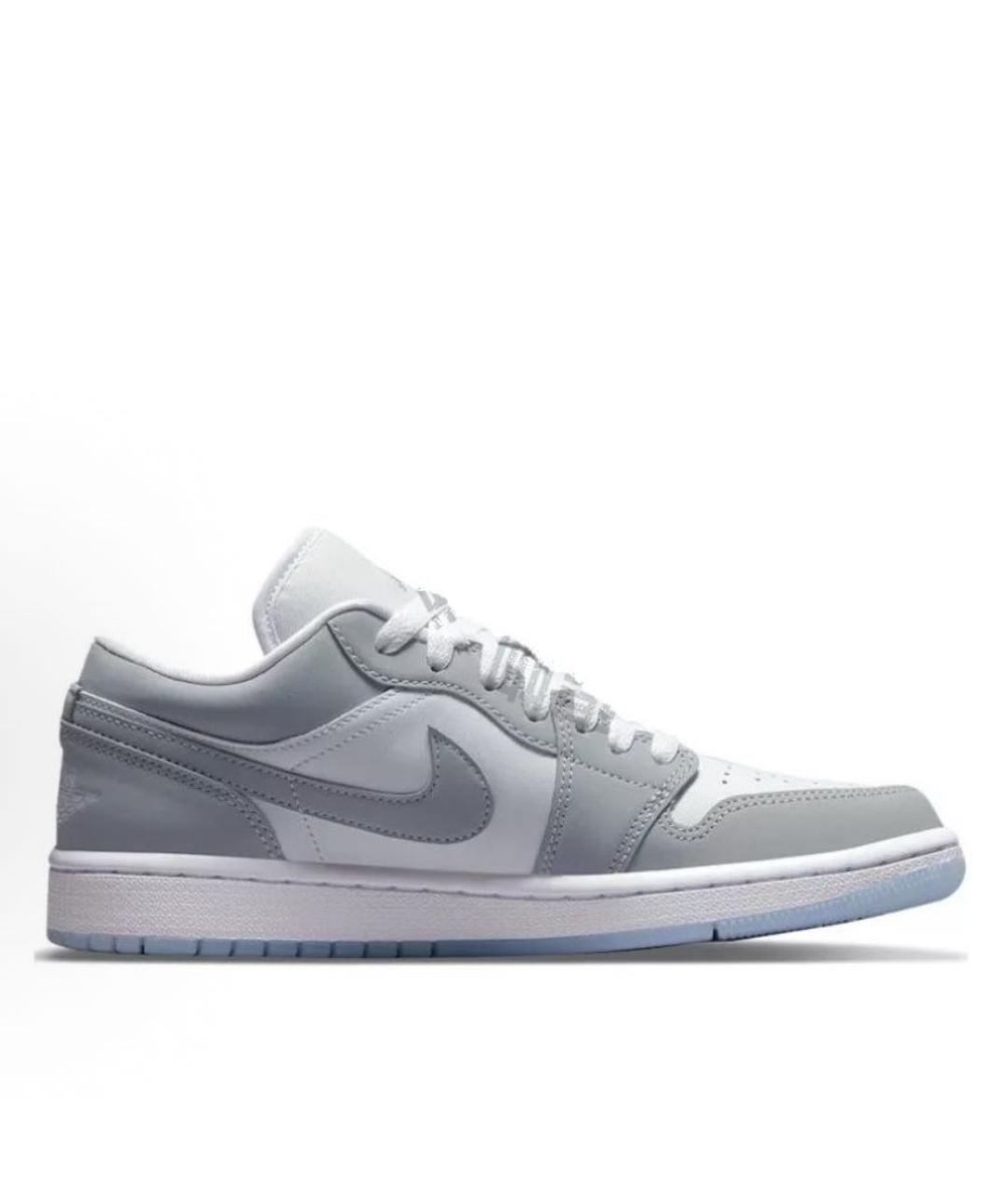 NIKE Серые кожаные кеды, фото 4