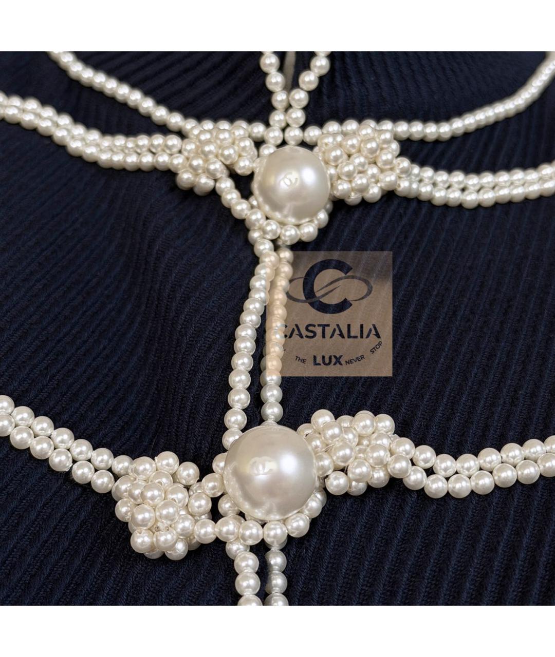 CHANEL Темно-синее хлопковое коктейльное платье, фото 7