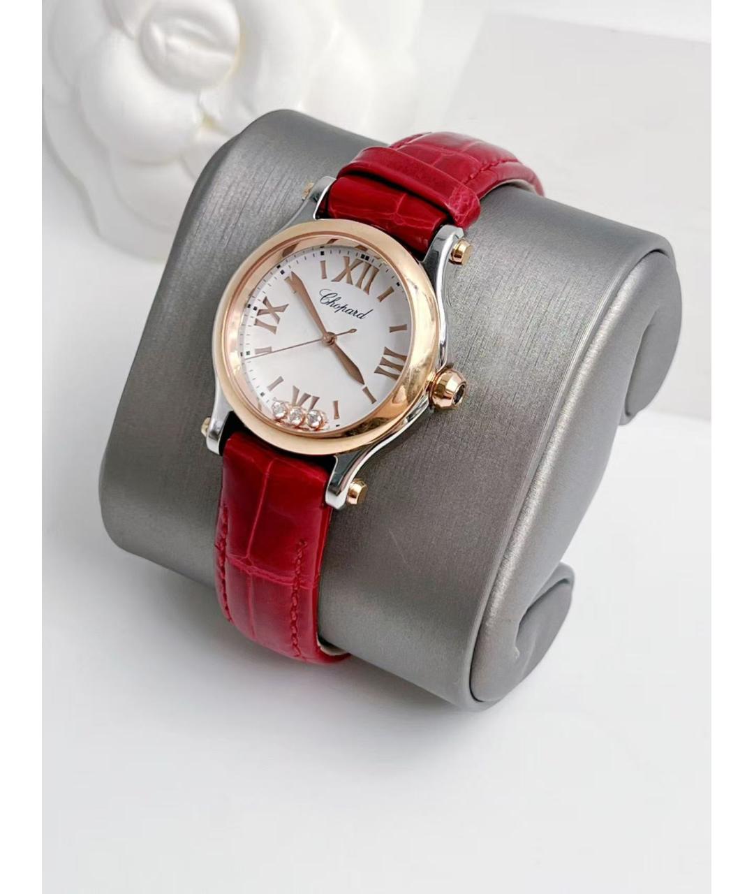 CHOPARD Красные часы, фото 3