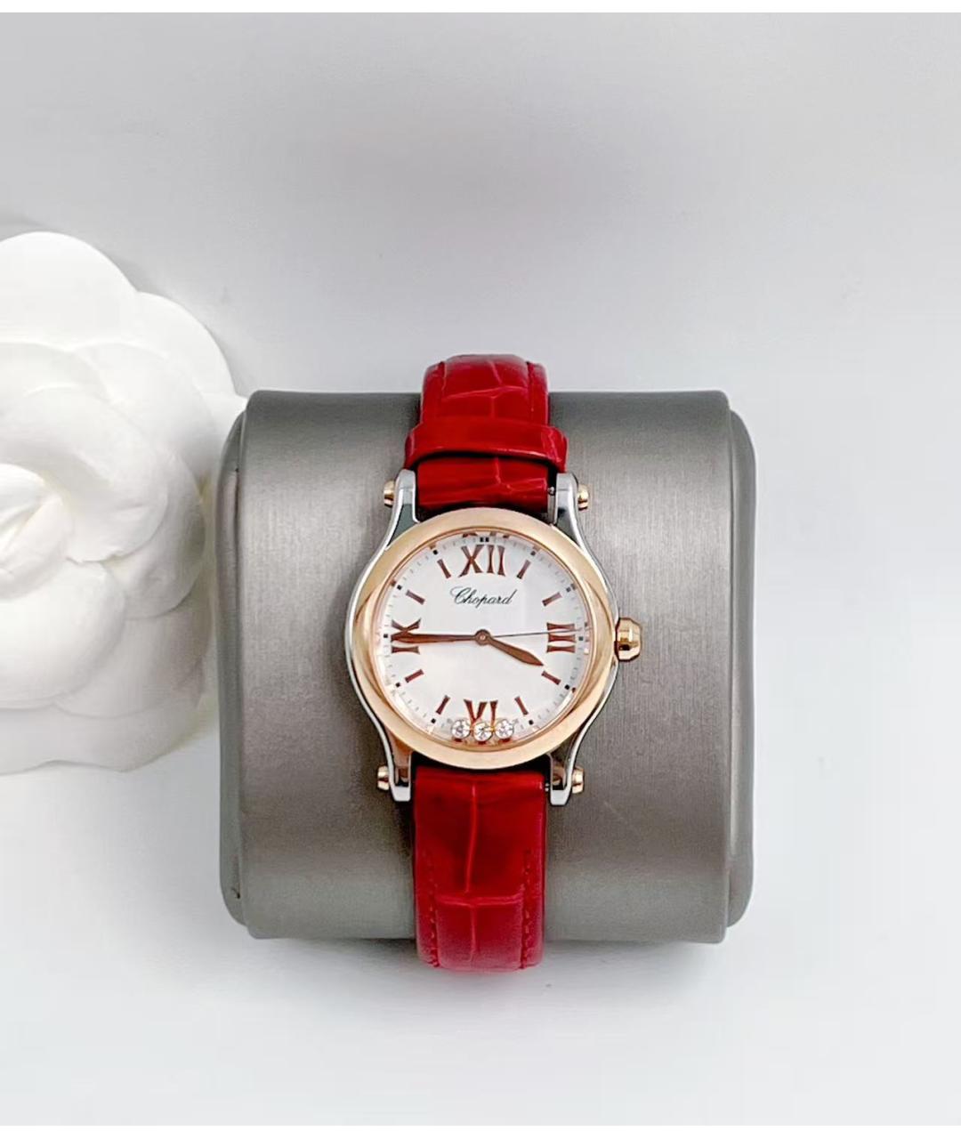 CHOPARD Красные часы, фото 2
