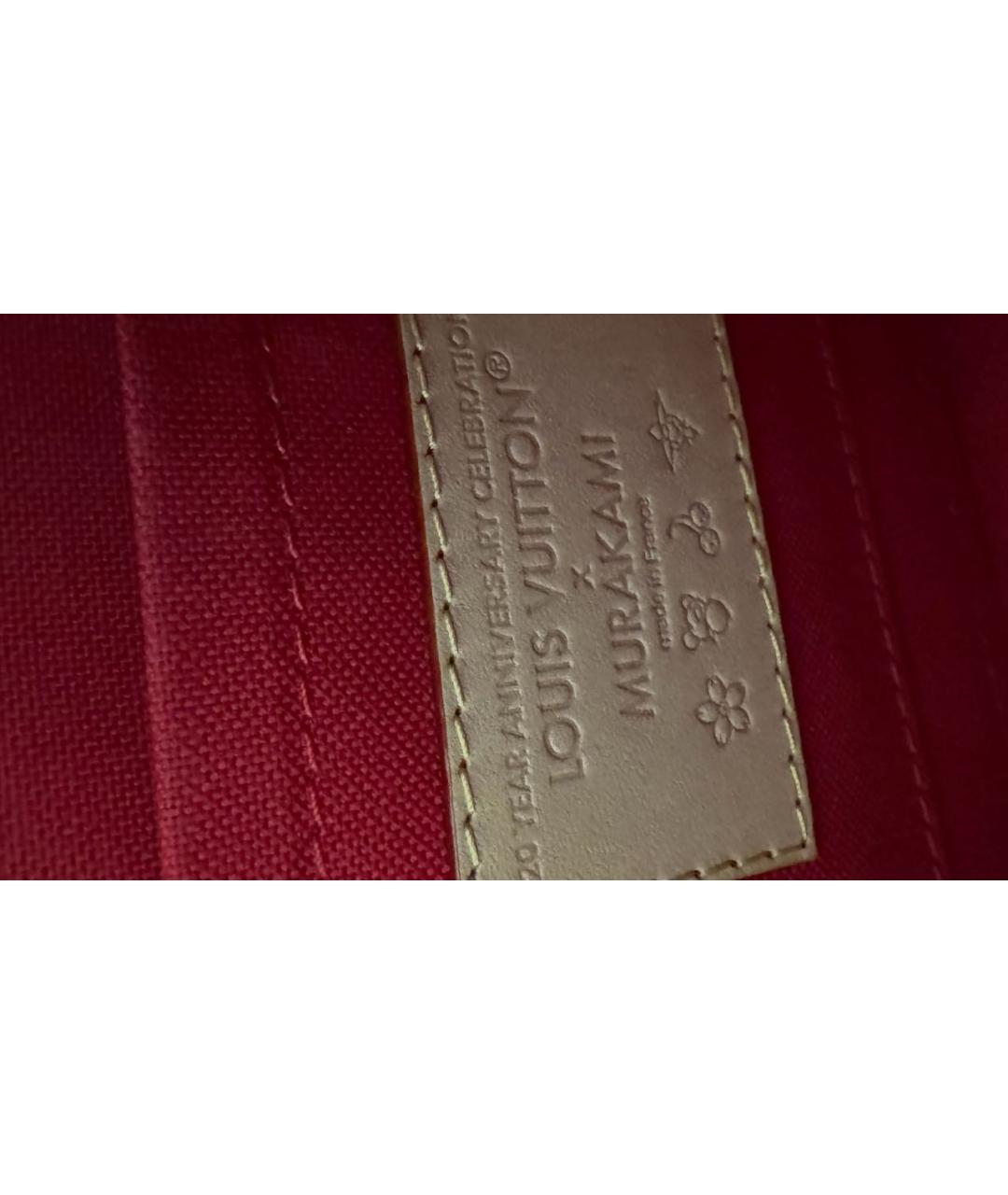LOUIS VUITTON Бежевая кожаная сумка с короткими ручками, фото 8
