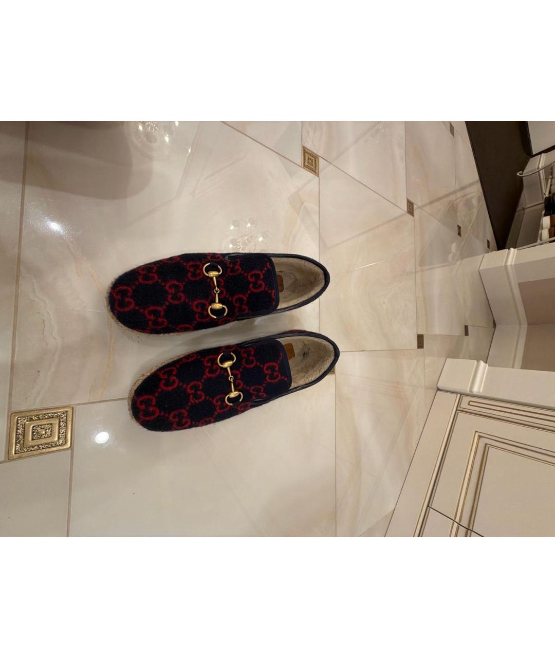 GUCCI Мульти бархатные эспадрильи, фото 2