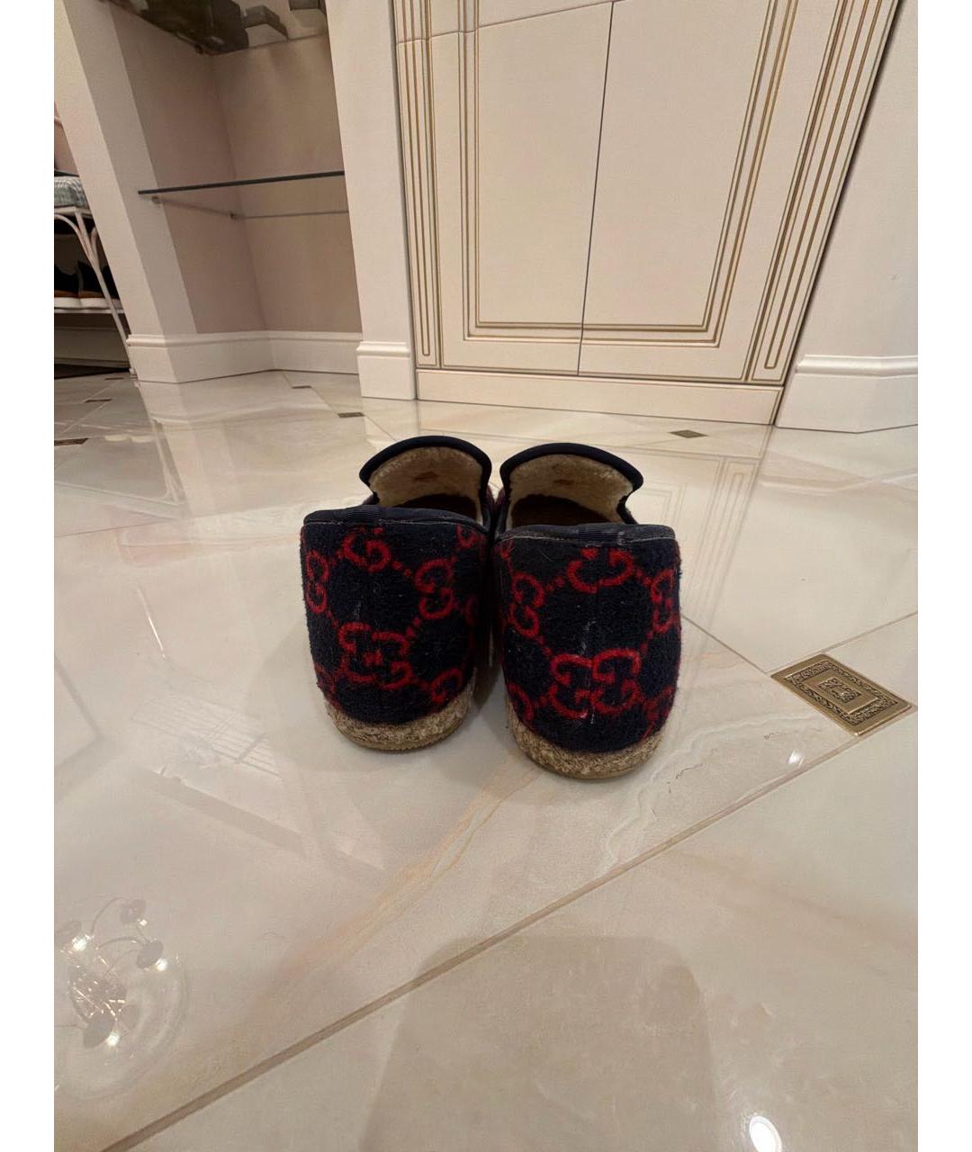 GUCCI Мульти бархатные эспадрильи, фото 4