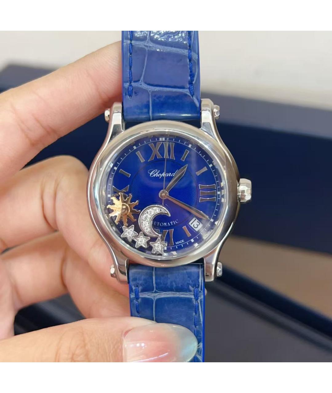 CHOPARD Синие часы, фото 2