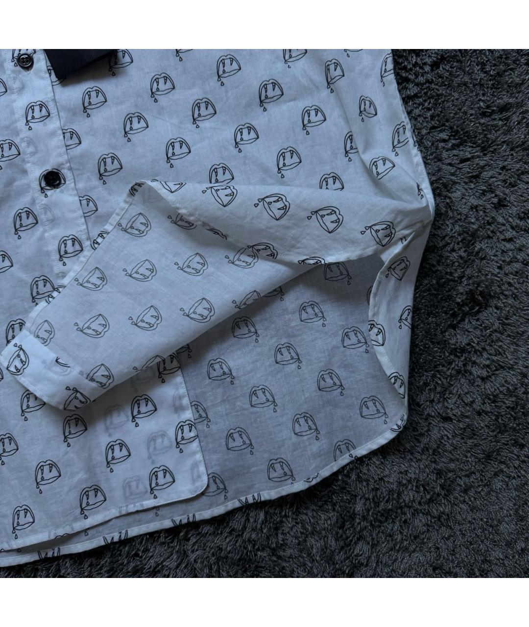 SAINT LAURENT Белая хлопковая кэжуал рубашка, фото 4